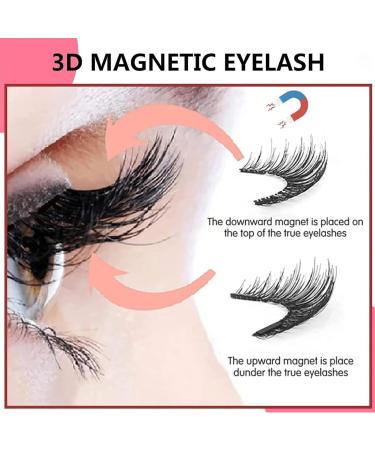 Baybella Magnetic Eyelashes Baybella Beauty Magnetic Eyelashes Baybella Magnetic Lashes Natural Looking 3D Natural Magnetic Eyelashes with Eyeliner Kit Easy to Wear (Style F) - Buy Online on GoSupps.com