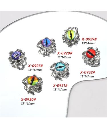 FEIlei 5pcs Halloween Nail Charms 3D Nail Art Decorations for DIY Jewelry Manicure Accessories - Buy Online on GoSupps.com