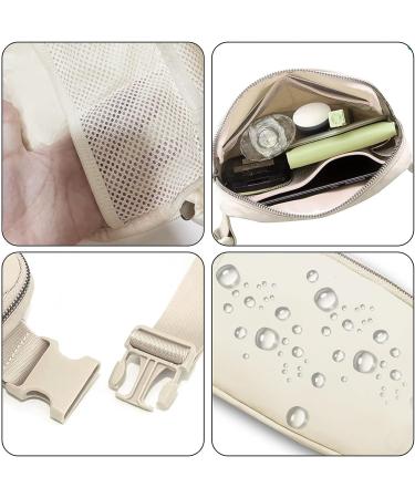 Joysoda 40 Inch Adjustable Fanny Pack Belt Bag - Unisex Beige Belt Bag for On-the-Go Style - Buy Online on GoSupps.com