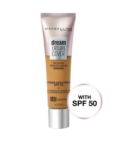 Maybelline Dream Urban Cover Foundation SPF 50 - Flawless Coverage in Cappuccino - Buy Online on GoSupps.com