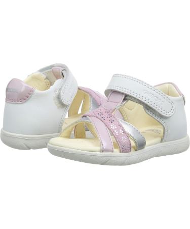 Geox Girl's B Sandal Alul D - White Pink - Size 4.5 UK Child - Buy Online on GoSupps.com
