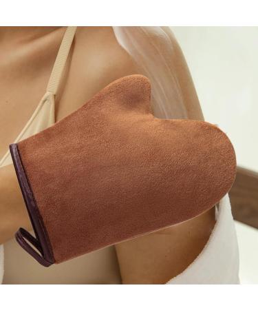 Autobronzant | Applicateur pour Autobronzage - Applicateur Ultra Doux Lavable en Machine avec Pouce pour Spray Lotion Mousse Corps Visage Femme Homme Brun - Buy Online on GoSupps.com