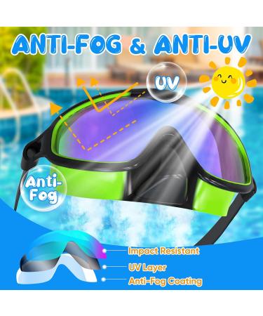 Cozii Diving Goggles for Kids | 180 Anti-Fog & UV Protection Swimming Goggles | Snorkel Mask for 4-13 Year Old Girls - Buy Online on GoSupps.com