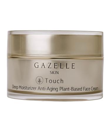 GAZELLE SKIN TOUCH: Plant Based Organic 100% Natural HYDRATING + ANTI AGING + ANTI OXIDANT Face Cream +Acai Berry+Bakuchiol+Goji Berry+Jojoba |Best for Sensitive or Dry SKIN