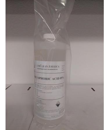 Phosphoric Acid 85% | Rust Remover Lime Cleaner & Scale Remover | 32 fl oz - UniClean America - Ship Worldwide - Buy Online on GoSupps.com