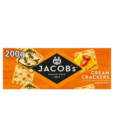 Jacobs Cream Crackers - Pack Size = 1x200g