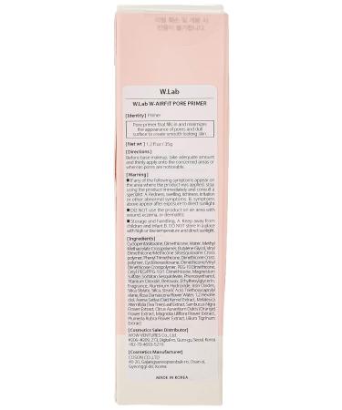 W.Lab W-Airfit Pore Primer 35g - Makeup Base for Flawless Skin - Buy Online on GoSupps.com