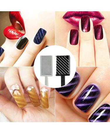 11 Piece Magnet Nail Art Polish Tool Set - Cat Eye Gel Polish and 3D Gel Nails Kit for DIY or Professional Salon Use - Buy Online on GoSupps.com