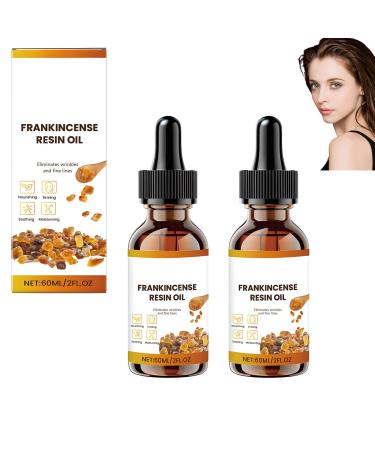 homomdy Frankincense Resin Facial Oil Reduces Fine Lines and Wrinkles Hydrates and Nourishes Skin Soothes and Repairs Natural AntiAging Serum for Women and Men 2pcs