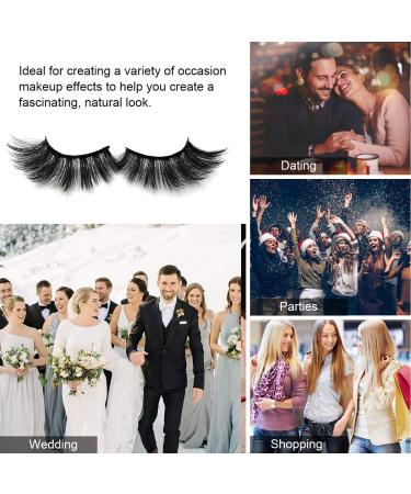 Buy 4 Pairs of 3D False Eyelashes - Reusable Natural Eyelashes Set (G106) | International Shipping - Buy Online on GoSupps.com