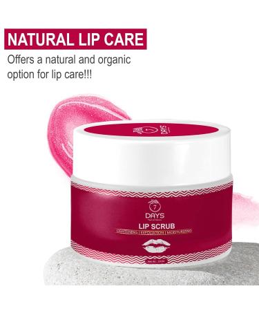 Beetroot Lip Scrub for Brighter Softer Lips - Ideal for Dark Chapped & Pigmented Lips | 15g - Men & Women - Buy Online on GoSupps.com