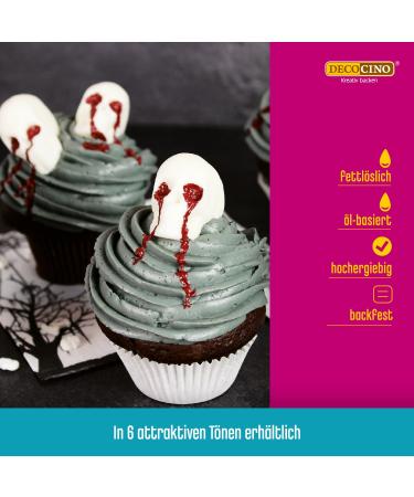 Decocino Black Fat-Soluble Color Paste - 15g | Oil-Based Food Coloring for Chocolate Buttercream Fondant & Cake Dough - International Shipping Available - Buy Online on GoSupps.com