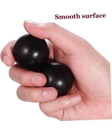 Solustre Wooden Massage Device - Small Handball for Stress Relief & Fitness | Premium Hand Carved Chinese Balls - Buy Online on GoSupps.com