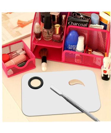 Ruluti Stainless Steel Makeup Mixing Palette & Spatula Tool - Perfect for Seamless Makeup Mixing - Buy Online on GoSupps.com