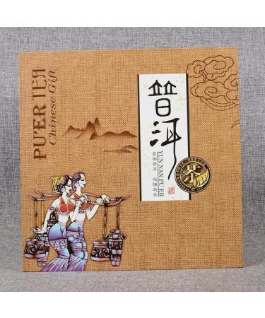 HQZM Yunnan Bulang Aged Fragrance Mature Cake Puer Tea 357g The Soft And Sweet Aroma Of Aged Puer Tea - Buy Online on GoSupps.com