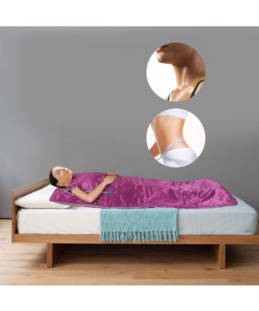 Portable Infrared Sauna Blanket - 220V Heating Mat for Body Heat Therapy with Timer & Zone Control - Buy Online on GoSupps.com