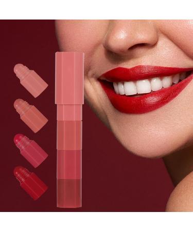 Fellflying Matte Lipstick Set Lipstick Sets for Women - Non-Sticky Lipstick Set | 4Pcs Waterproof Matte Lipstick Makeup Set  - Buy Online on GoSupps.com