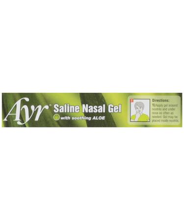 Ayr Saline Nasal Gel 0.5 oz - Moisturizing Nasal Care - Buy Online on GoSupps.com