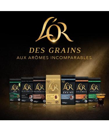 L'OR 3 kg Brazilian Pearl Selection Coffee Beans 100% Arabica Intensity 5 6x500g - Buy Online on GoSupps.com