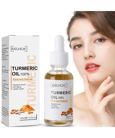 Turmeric Face Serums Oil Turmeric Serum Bright Skin Dark Spot Corrector Turmeric Essence Oil for Moisturizing Anti Aging Serum for Face Anti-aging Facial Bright Skin Oil 30ML - Buy Online on GoSupps.com