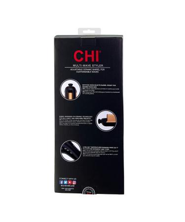 CHI Multi-Wave Styler - Adjustable Barrel for Customizable Waves | Reduces Frizz & Static, Increases Shine - Black - Buy Online on GoSupps.com