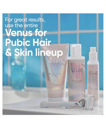 Gillette Venus Women's Shaving Kit: Razor, Cleanser & Soothing Serum for Intimate Care - Buy Online on GoSupps.com