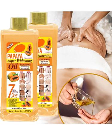 Soft 7 Papaya Super Whitening Oil Veetgold Papaya Oil For Skin Papaya Super Whitening Oil Papaya Oil For Lightening Dark Skin Papaya Super Whitening Oil Body Repair For All Skin Types (300ml) - Buy Online on GoSupps.com