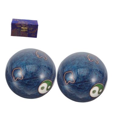 JECOMPRIS Hand massager 1 set of hand massage balls health balls acupuncture point handbaoding balls hand -rolling balls hand massage ball metal balls fitness sport the ball roll iron