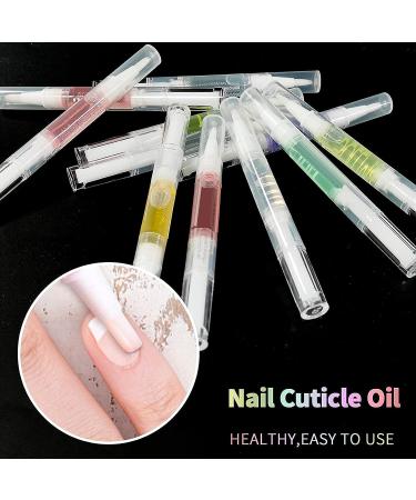 6pcs Cuticle Oil Pens | Nail Oil Pen Set with Soft Brush for Nail Treatment | Revitalizing Nutrition Oil for Moisturized, Soft, and Strong Nails - Buy Online on GoSupps.com