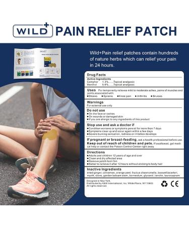 Large Knee Pain Relief Patch | Maximum Strength | Fast Acting & Long Lasting | Arthritis Relief for Lower Back, Joints & Neck | Heat Patches for Pain Management - 12 Patches - Buy Online on GoSupps.com
