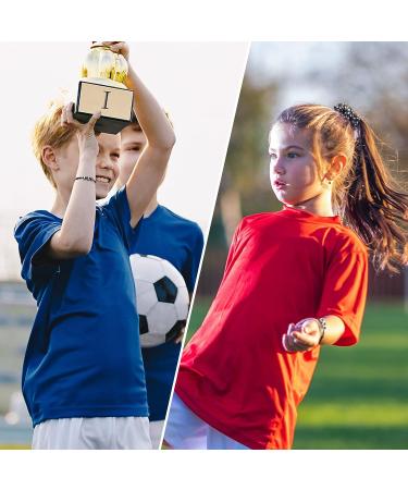 Soccer Gifts for Girls - 24 Piece Soccer Team Set with Charm Bracelets and Scrunchies - Perfect Sports Party Favors for Teen Girls - Buy Online on GoSupps.com