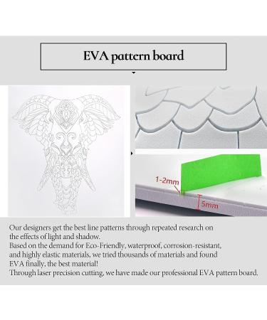 Uniquilling Paper Quilling Kit for Adults - DIY Filigree Painting Tools - Smart Elephant Design - 16x20in - Beginner Friendly - Buy Online on GoSupps.com