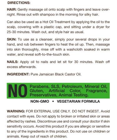 Jamaican Black Castor Oil 16oz - Nourish Hair, Skin, and Nails - All Natural Hypoallergenic Conditioner - Buy Online on GoSupps.com