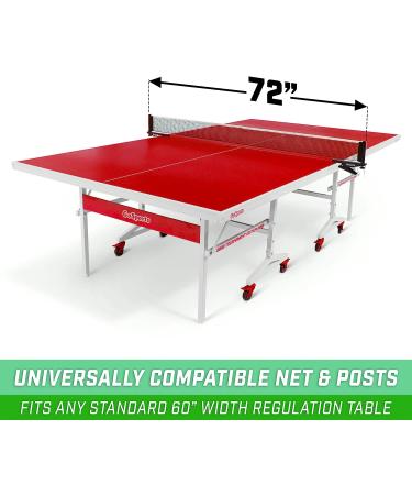 GoSports Universal Regulation Table Tennis Net - 72 Inch Tournament Net with Clamps - Buy Online on GoSupps.com