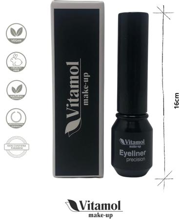 Eyeliner Precision Vitamol MAKE UP stiff tip brown - Buy Online on GoSupps.com