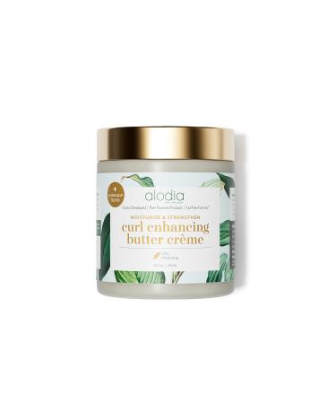 ALODIA Moisturize & Strengthen Curl Enhancing Butter Cr me for Thick  Curly Hair Types  Nut Free  8 Ounces
