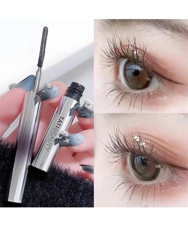 Eyelash Mascara Widen Open Eyes Mascara with Brush Amplified Tube Mascara for Women Bristleless Mascara for Natural-Looking Lashes Black - Buy Online on GoSupps.com
