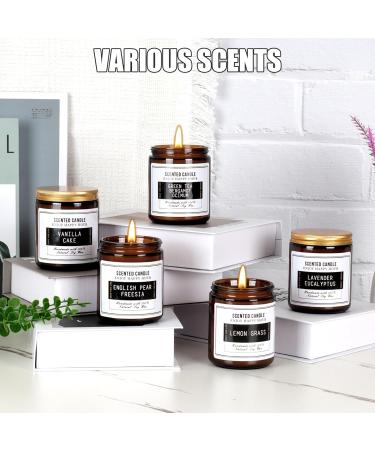Premium Eucalyptus & Lavender Scented Soy Candles | Aromatherapy Stress Relief Candles for Meditation Yoga Home & Office - Buy Online on GoSupps.com
