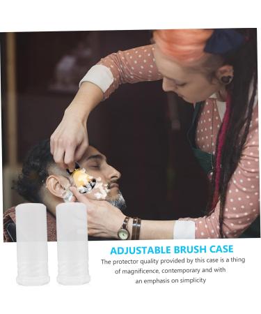 FRCOLOR 10-Pack Shaver Brush Holder & Travel Storage Box | Adjustable Transparent Shaving Brushes for Men | Ideal for International Shipping - Buy Online on GoSupps.com