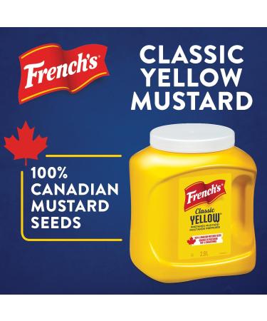 French's Classic Yellow Mustard 2.9L Mustard 340.2 g (Pack of 1) - Buy Online on GoSupps.com