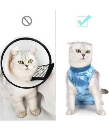 Lianzimau Katzenbody - Post-Op Cat Body Suit for Recovery | Medical Cat Clothing | Anti-Losing Collar Alternative - Blue Catwear - Buy Online on GoSupps.com