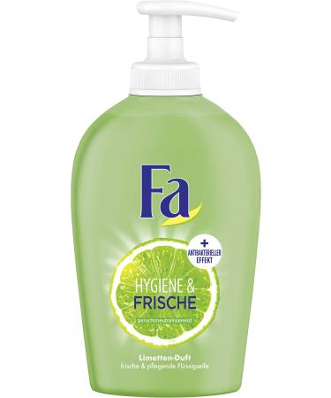 FA Liquid Soap Hygiene & Freshness with Lime Fragrance Pack of 6 (6 x 250 ml) 250 ml (Pack of 6)
