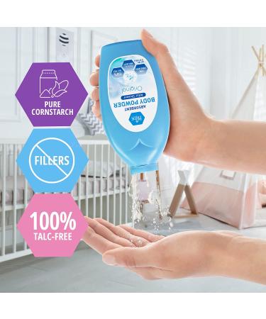 Med Pride Premium Talc-Free Baby Powder - 100% Cornstarch Absorbent Formula for Odor & Moisture Protection - Paraben-Free 13oz - Buy Online on GoSupps.com