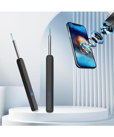 Vegena WiFi Ear Wax Removal Otoscope - LED Ear Cleaner for Adults | Smart Device Compatible (Black) - Buy Online on GoSupps.com