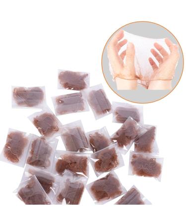 20PCS Askuang Hair Nets - 20 Individual Invisible Mesh Stretchable Net for Women - 50cm Light Brown - Buy Online on GoSupps.com