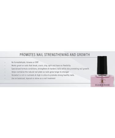 Ellie Chase Horsetail Nail Strengthener 0.5 OZ - Repair Treatment for Weak, Thin, Damaged Nails - Buy Online on GoSupps.com