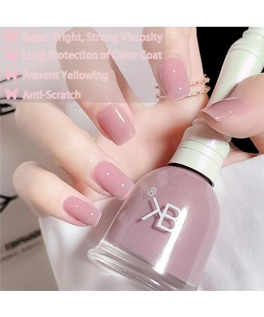 Nail Polish Sets Nude Pink Nail Varnish Set Quick Dry & Long Lasting Nail Polish Water Based Nail Polish Pink Glitter Nail Polish for Women DIY Nail Art at Home 11ML - Buy Online on GoSupps.com