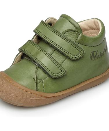 Naturino Cocoon VL Leather First-Steps Shoes - 4.5 UK - Verde Scuro - Buy Online on GoSupps.com