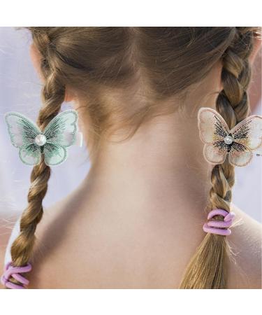 16 Colorful Butterfly Hair Clips Duckbill Hair Clips Playful Girl Hair Accessories Realistic Butterfly Hair Clips Clips That Don't Hurt Hair Clips That Don't Fade - Buy Online on GoSupps.com