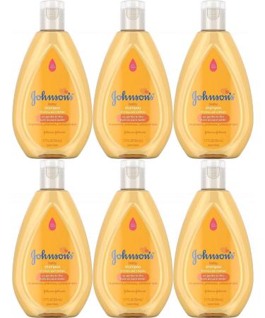 Johnson's Baby Shampoo, Travel Size, 1.7 Ounce (Pack of 6)